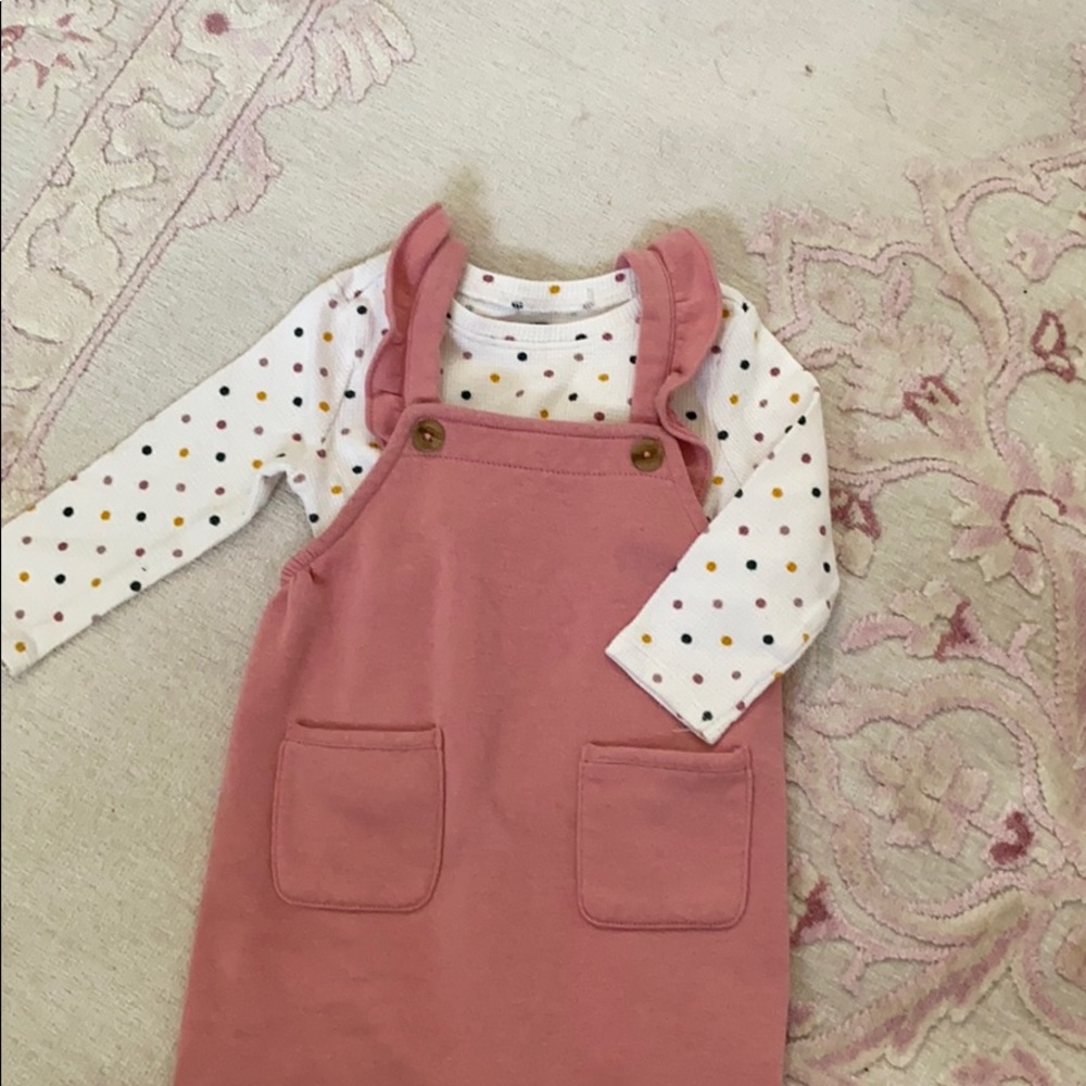 Jumpsuit and matching long sleeve shirt